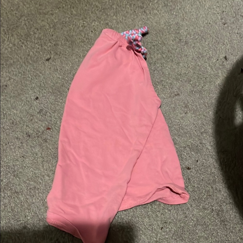 Pink Lounge Pants with Drawstring